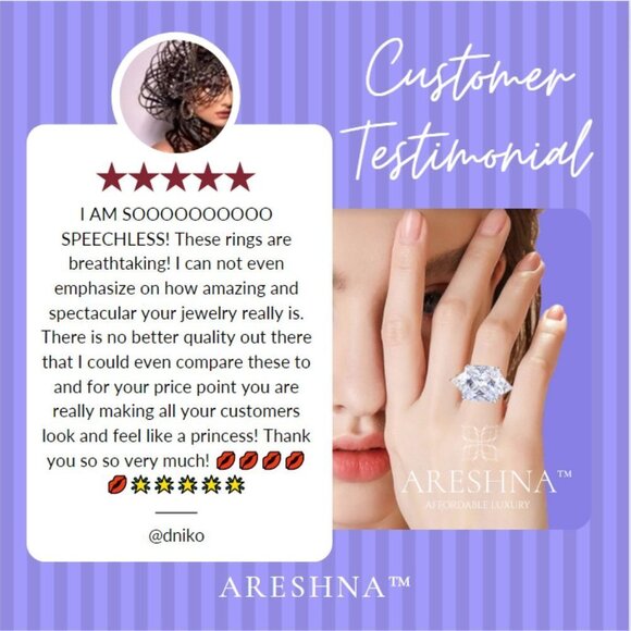 10ct Lab Created Diamond Princess Cut Engagement Ring Wedding Ring - Picture 6 of 16